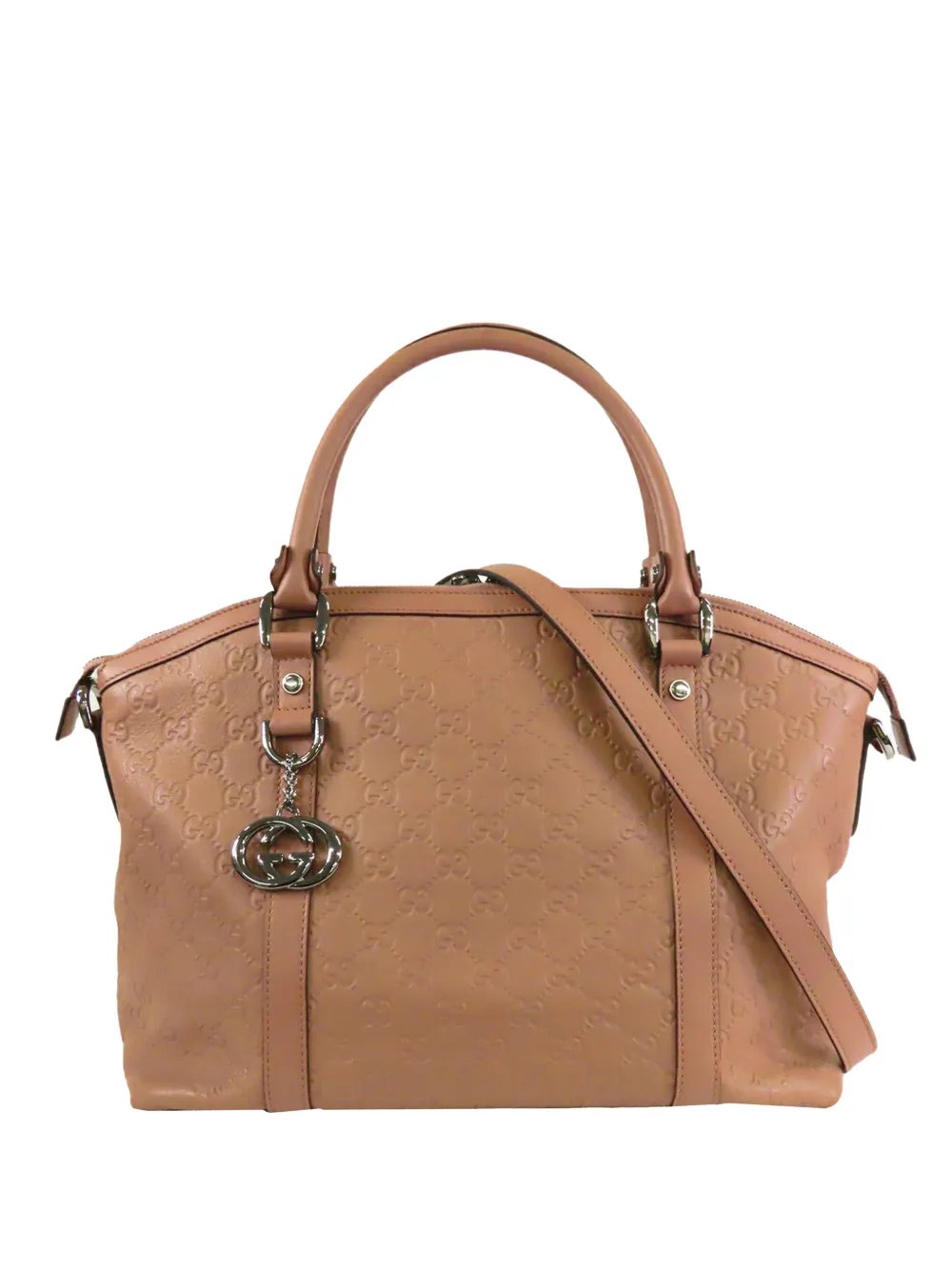 2000-2015 Medium Guccissima GG Charm Dome satchel
