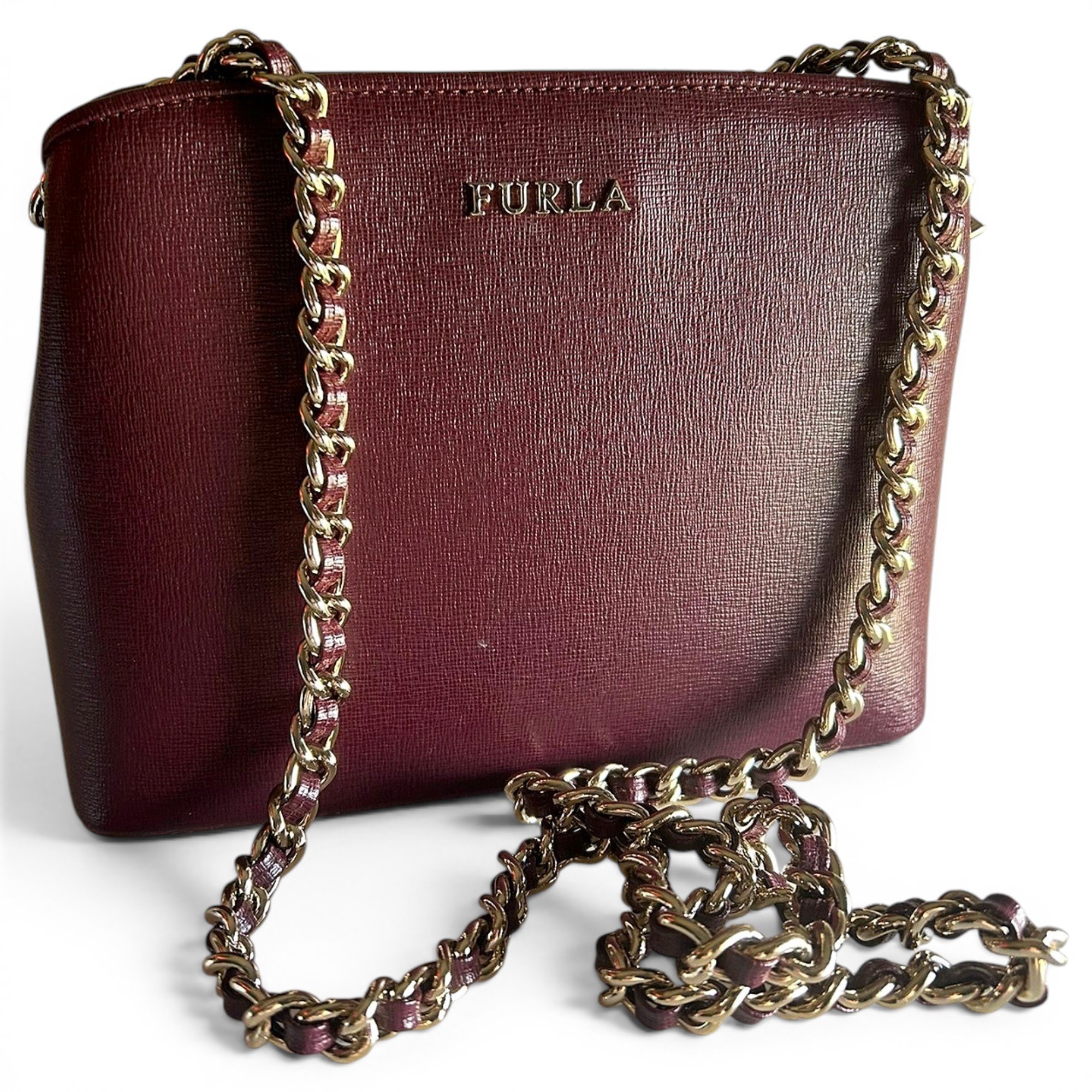 Leather crossbody bag