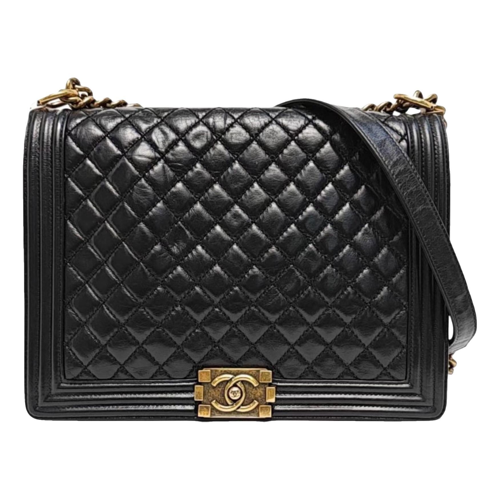Boy leather crossbody bag