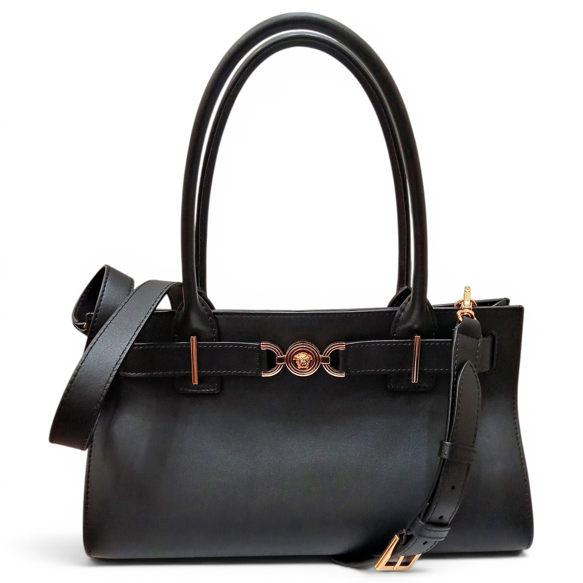 Versace La Medusa leather handbag