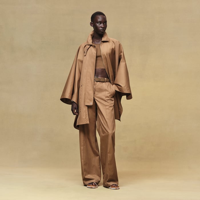 Brun Mahogany Cape Coat