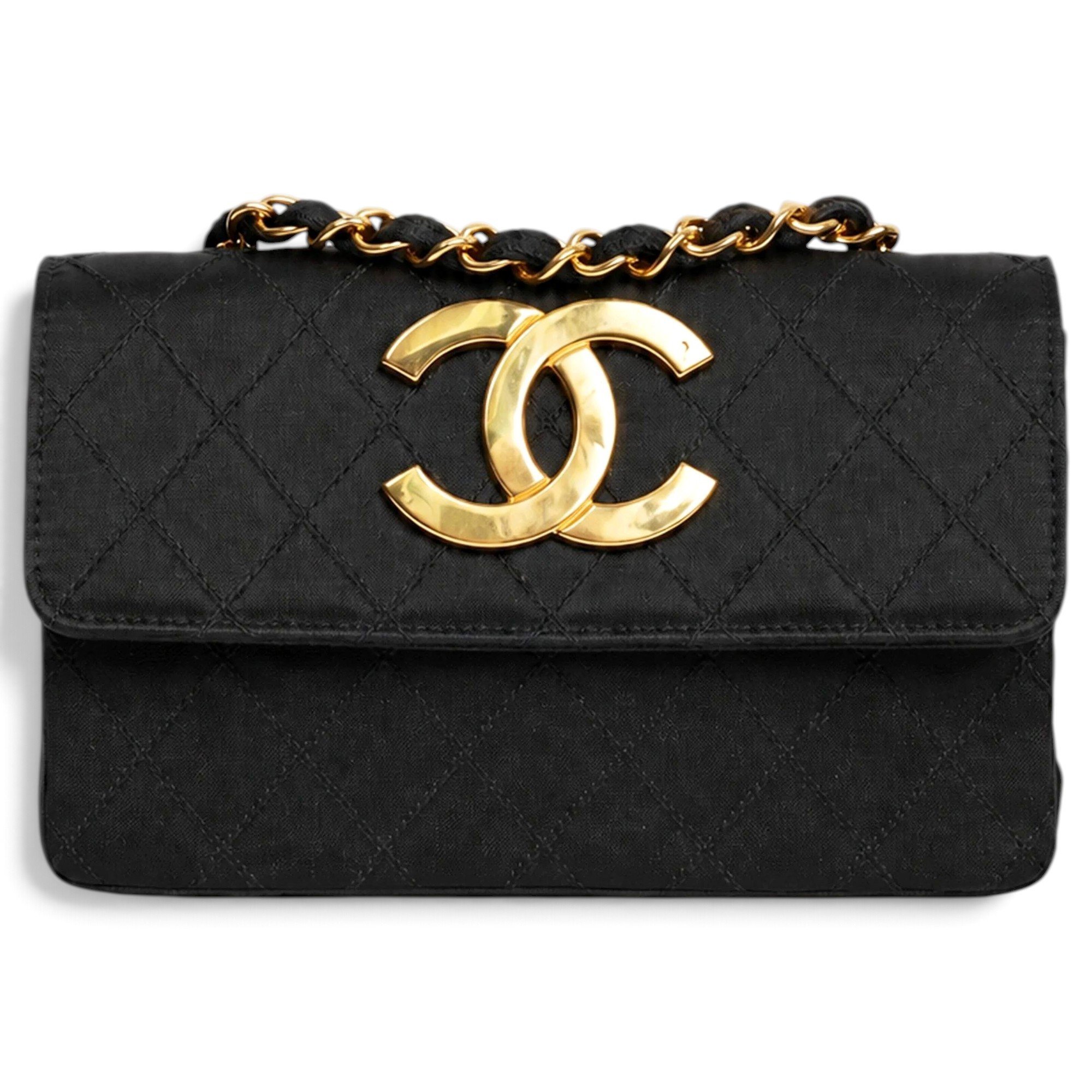 Chanel Timeless/Classique silk handbag