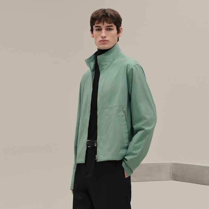 Céladon Zipped Jacket Shirt