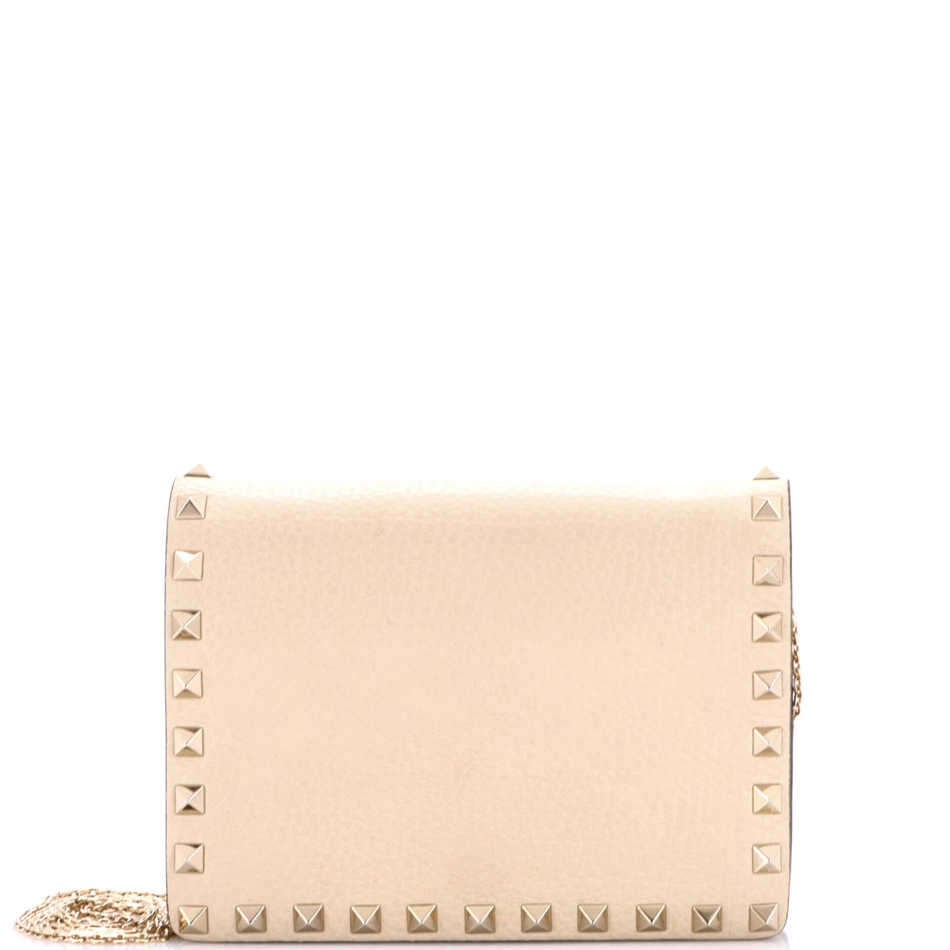 Rockstud Pouch Crossbody Bag Leather Mini