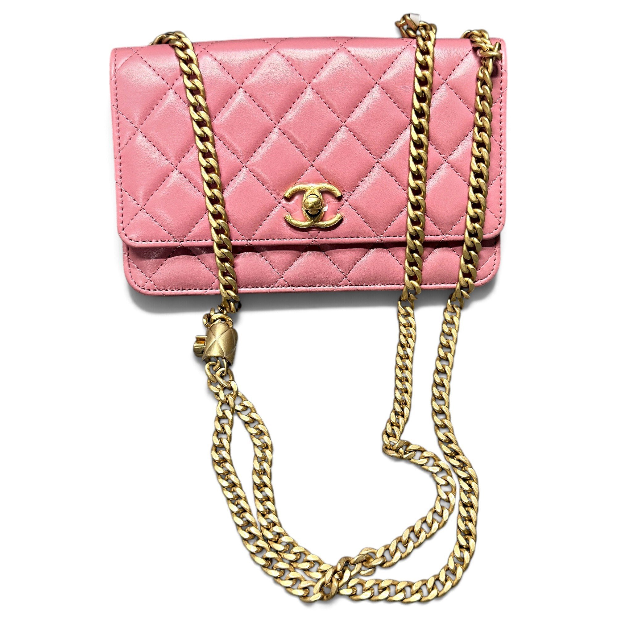 Wallet On Chain Timeless/Classique leather crossbody bag