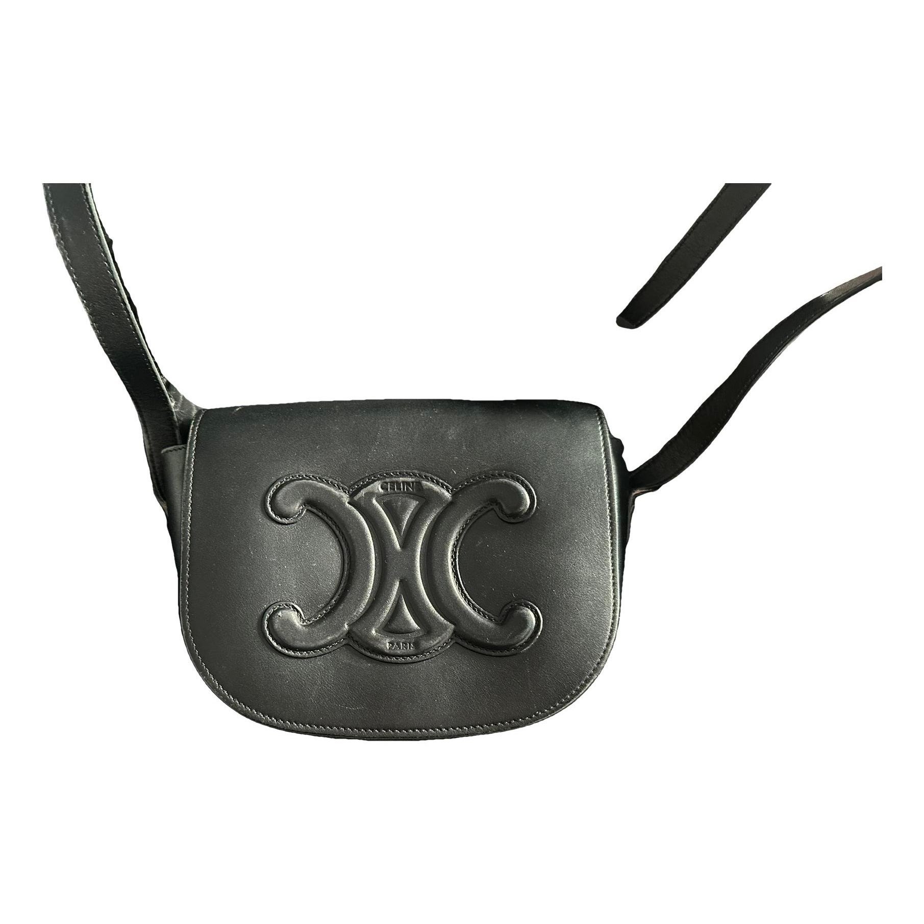 Triomphe leather crossbody bag