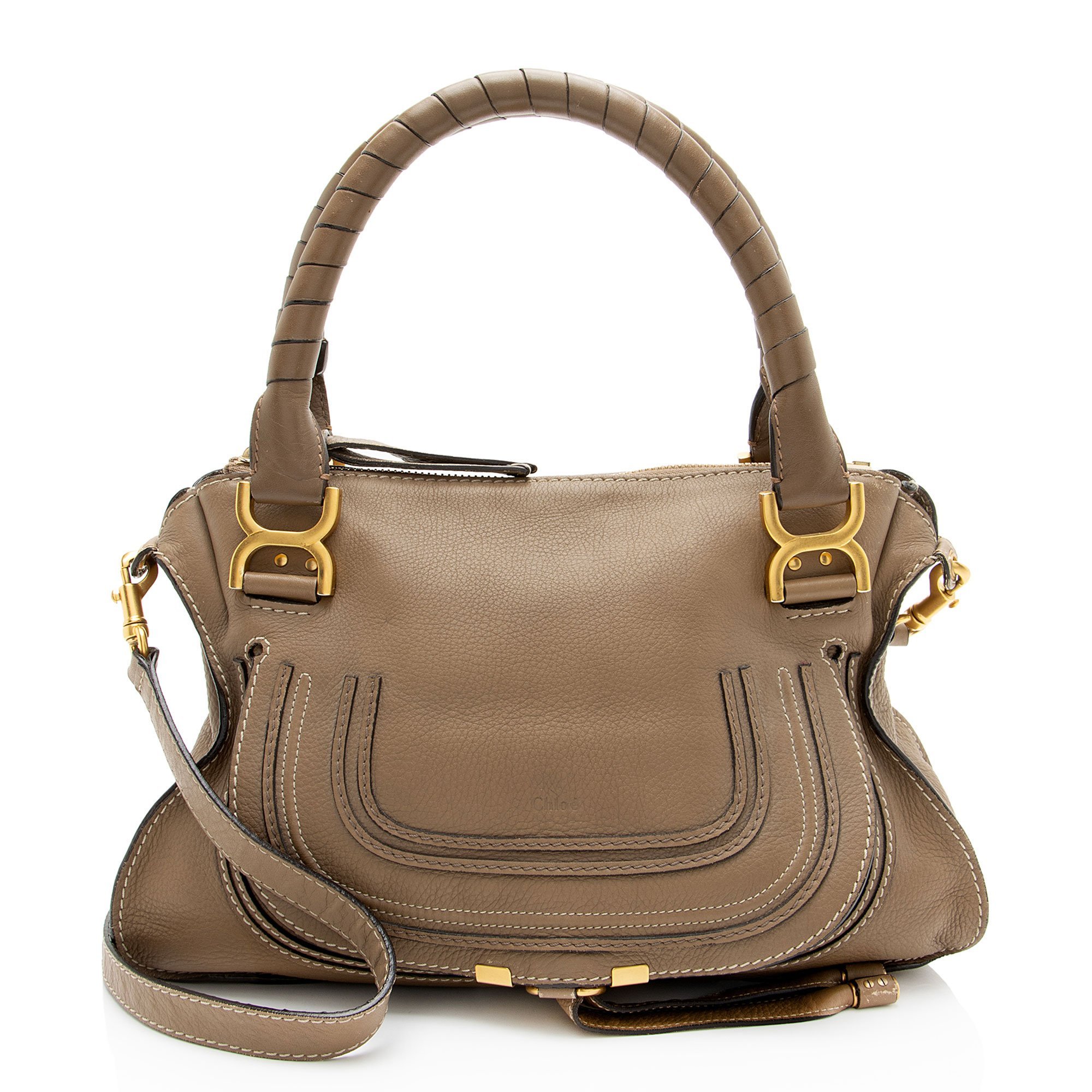Marcie leather satchel