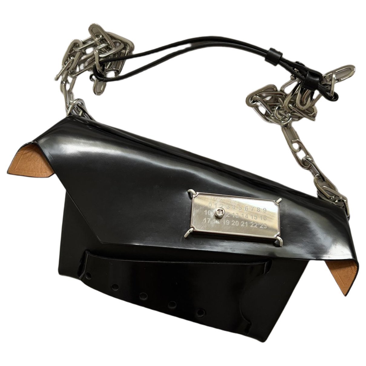 Maison Martin Margiela Snatched leather handbag