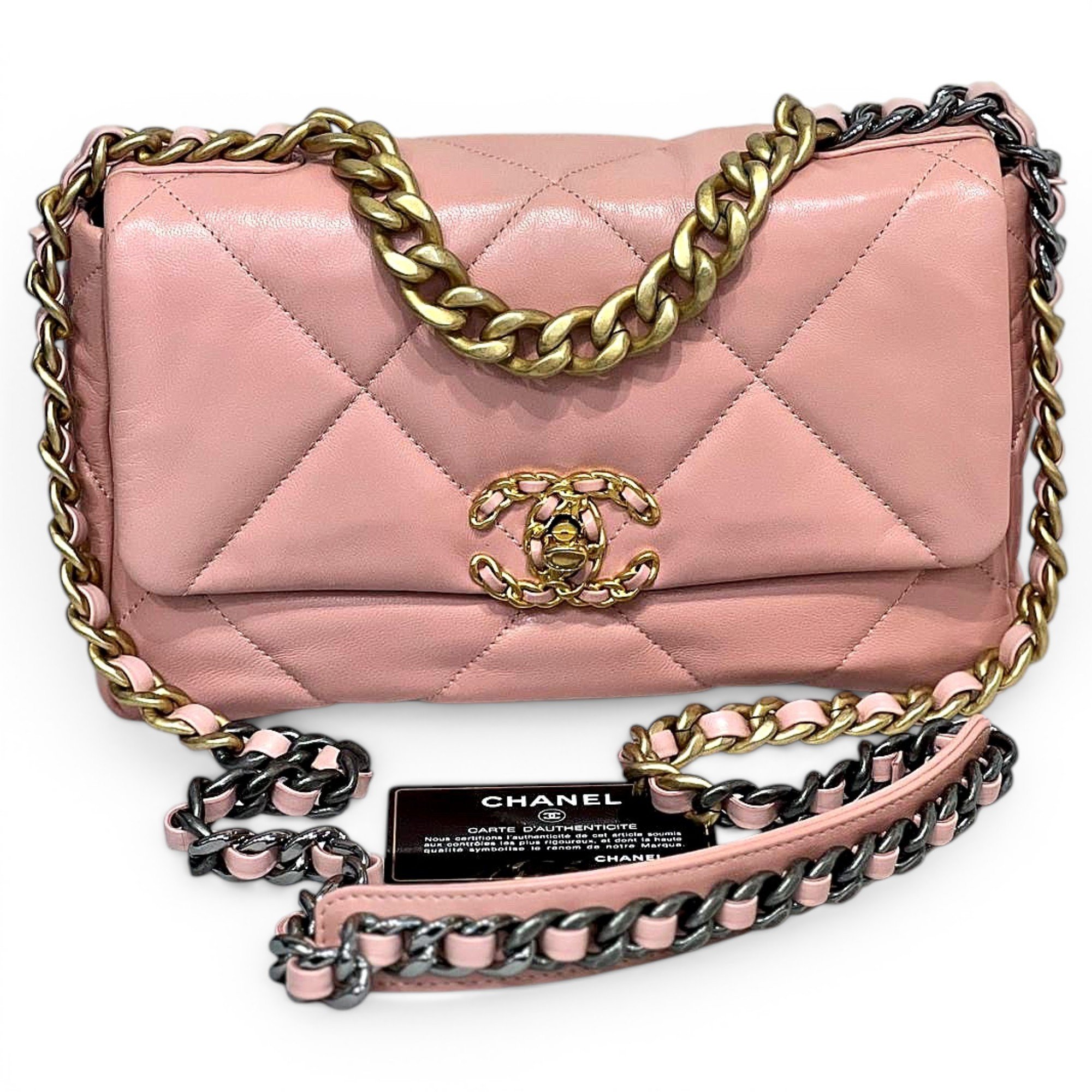Chanel 19 leather handbag