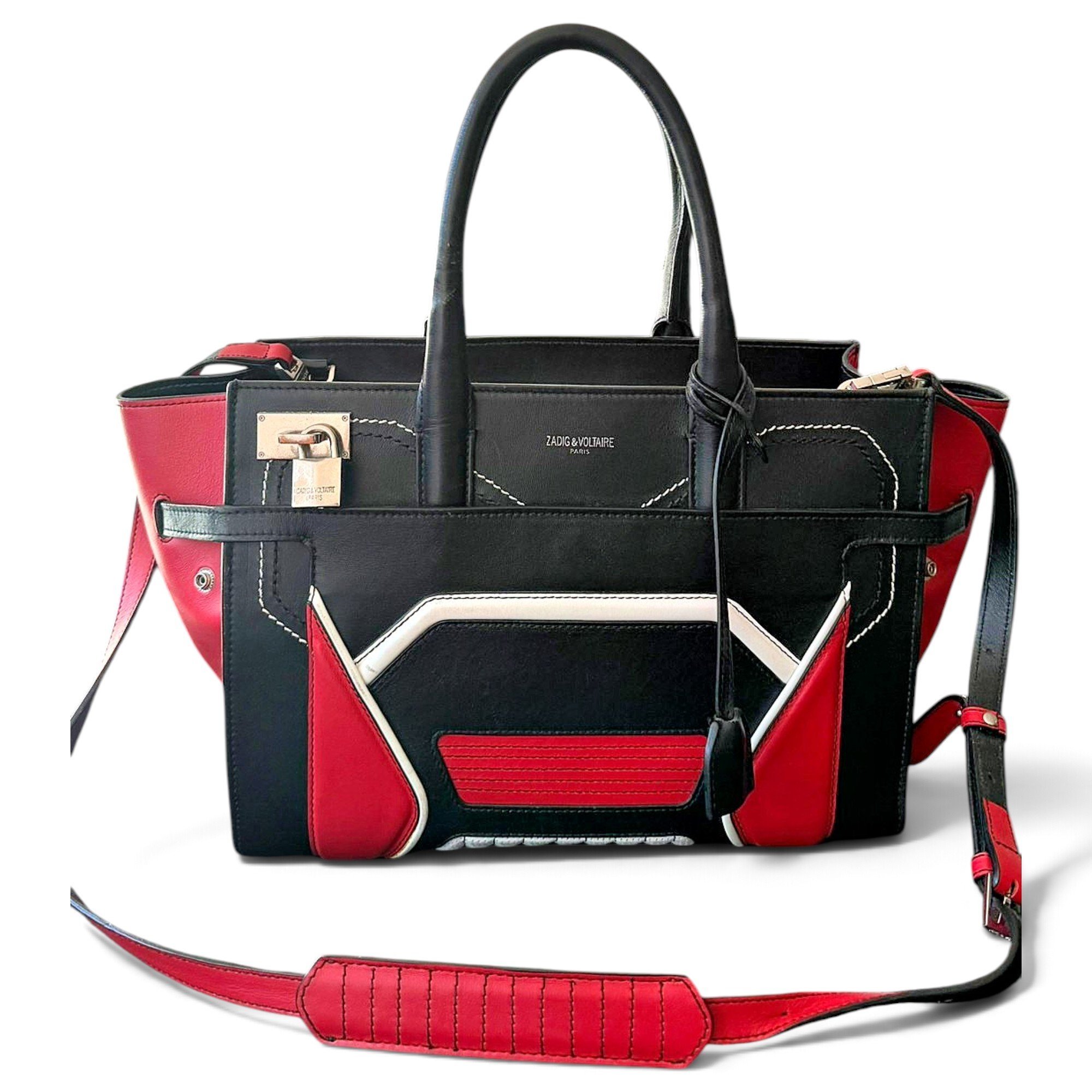 Candide leather handbag