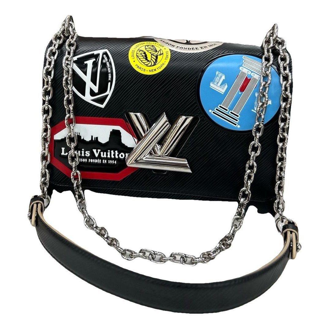 Twist leather crossbody bag