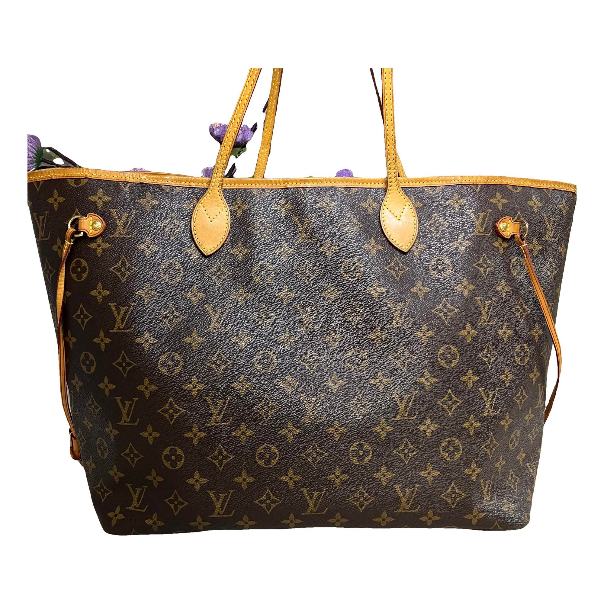 Neverfull leather tote