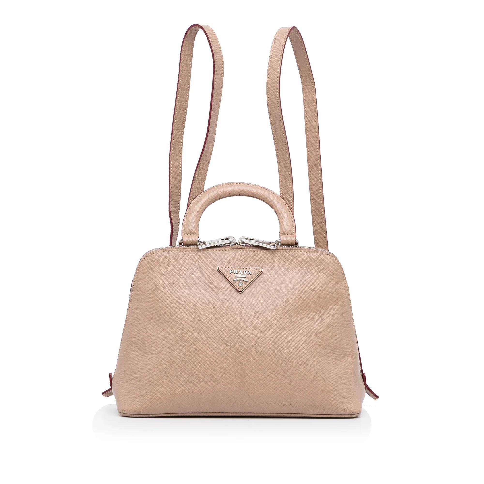 Promenade leather handbag