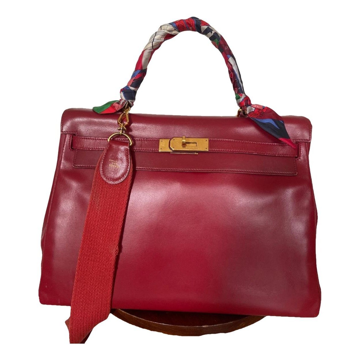 Kelly 35 leather handbag