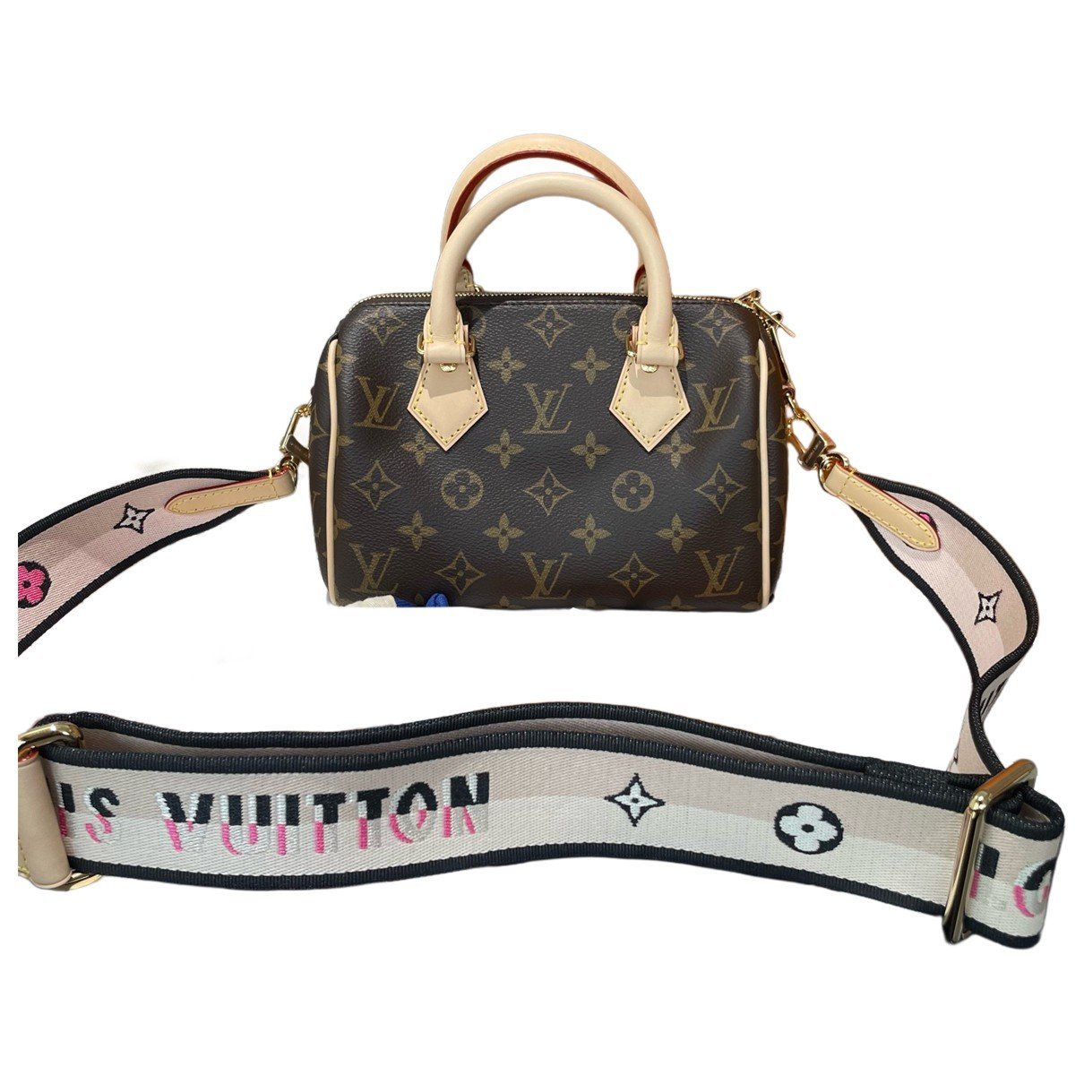 Speedy Bandoulière leather handbag