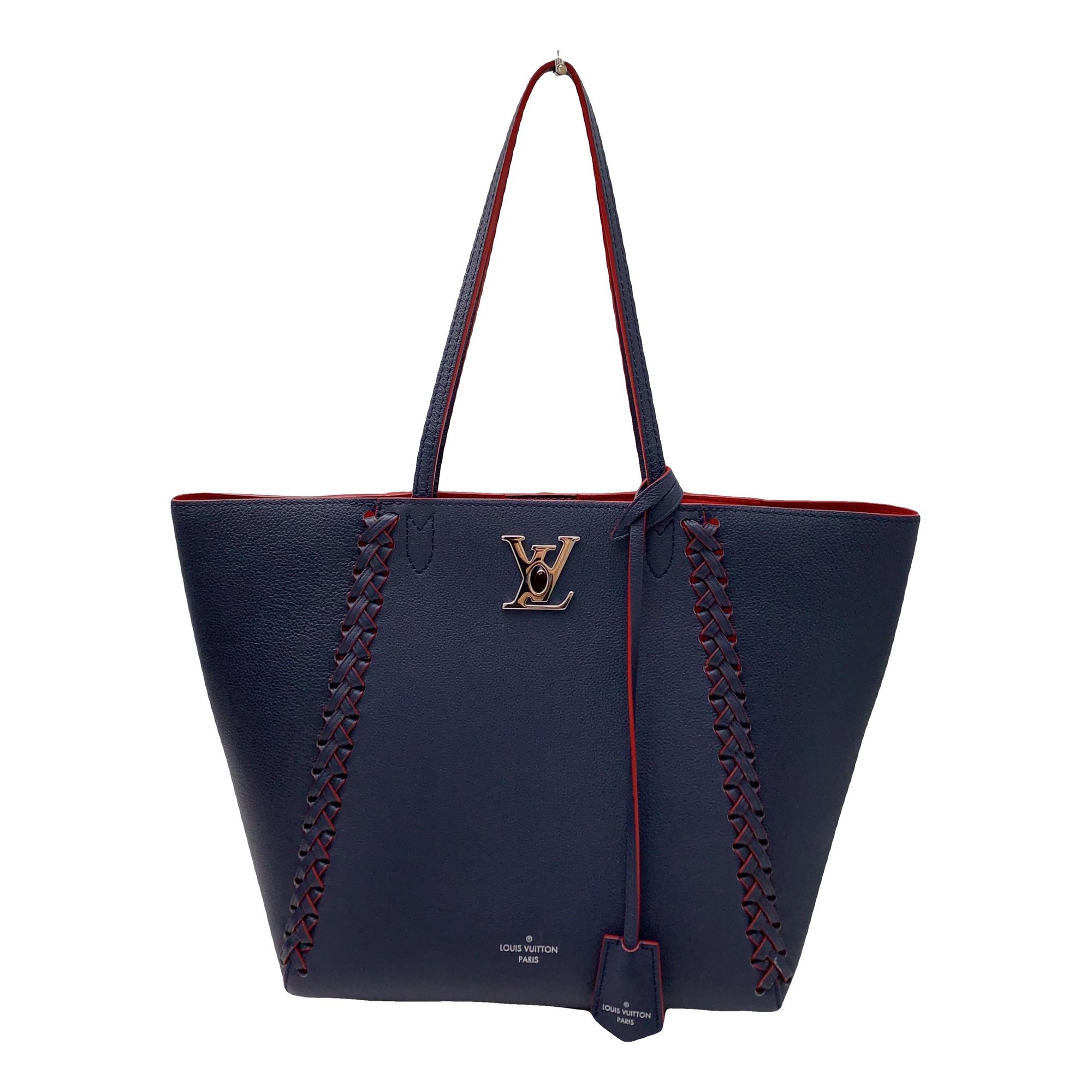 Lockmeto leather handbag