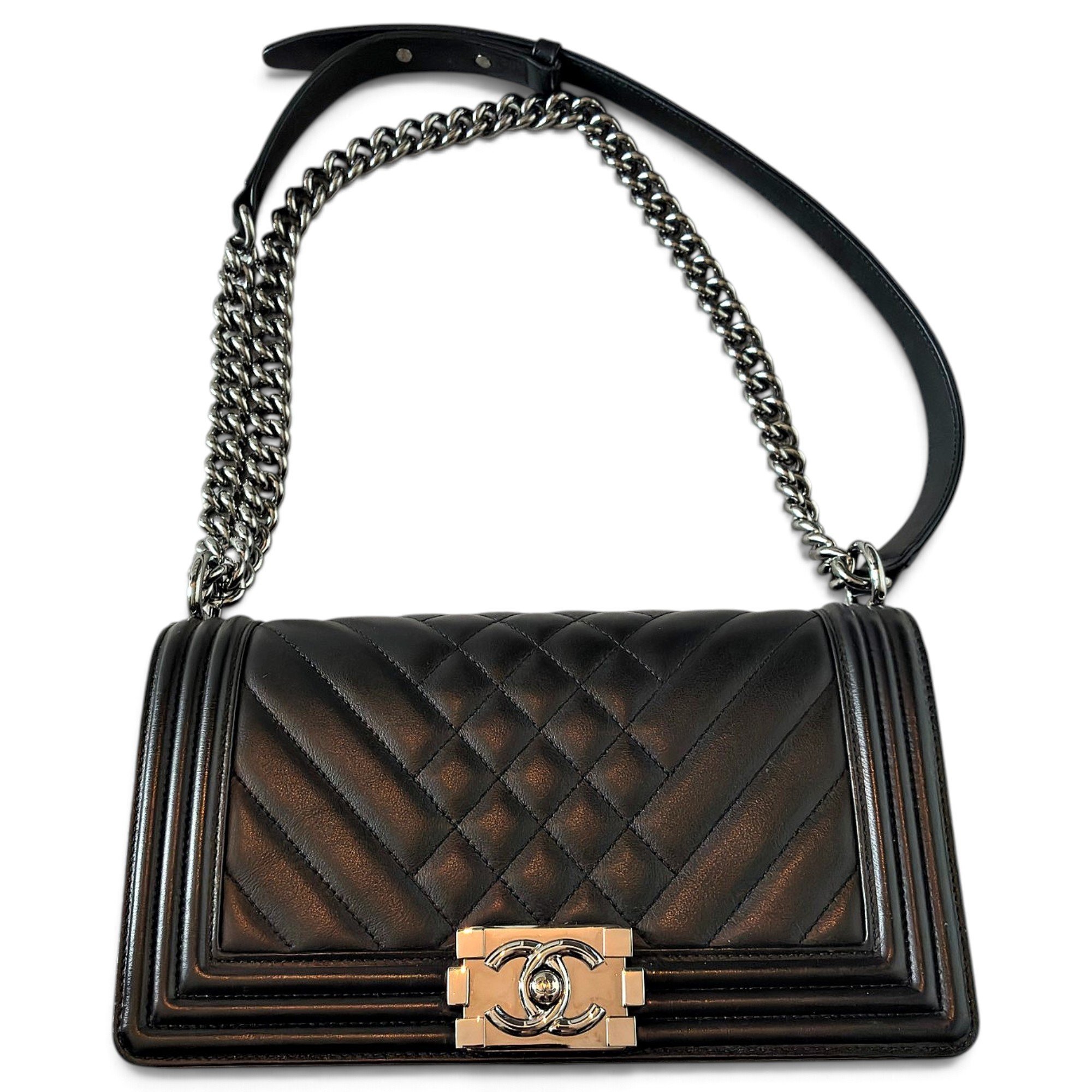 Boy leather handbag