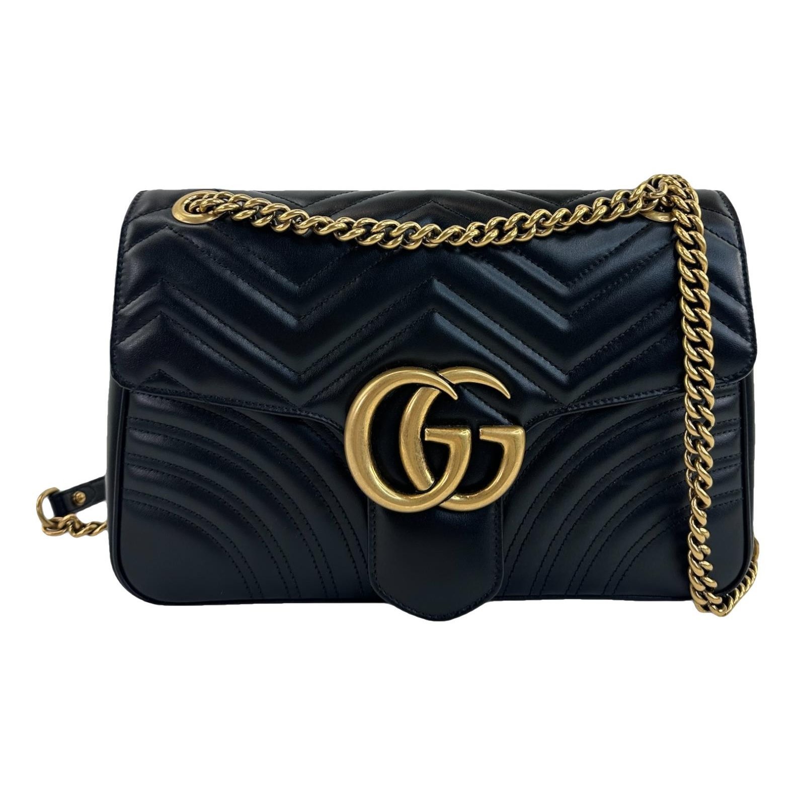GG Marmont Flap leather handbag