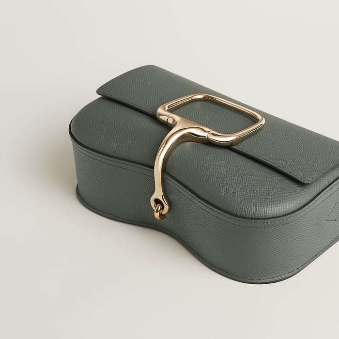 Vert Amande Hermès Della Cavalleria Elan Bag