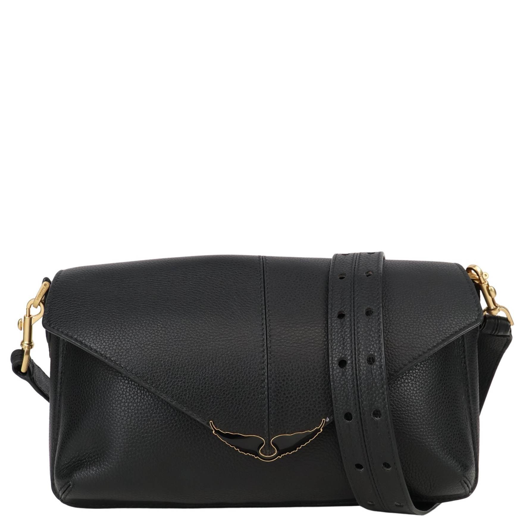 Leather crossbody bag