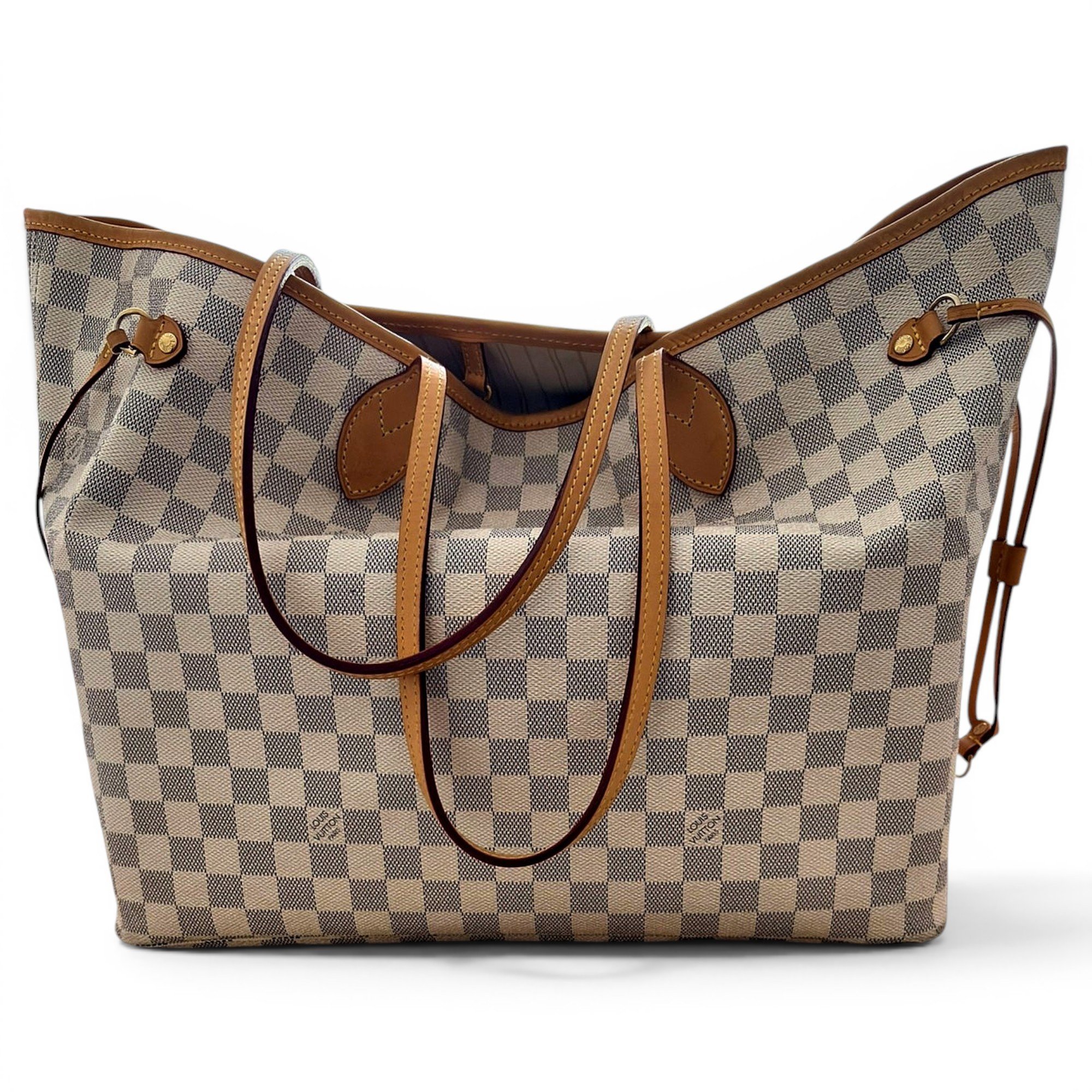 Neverfull leather tote