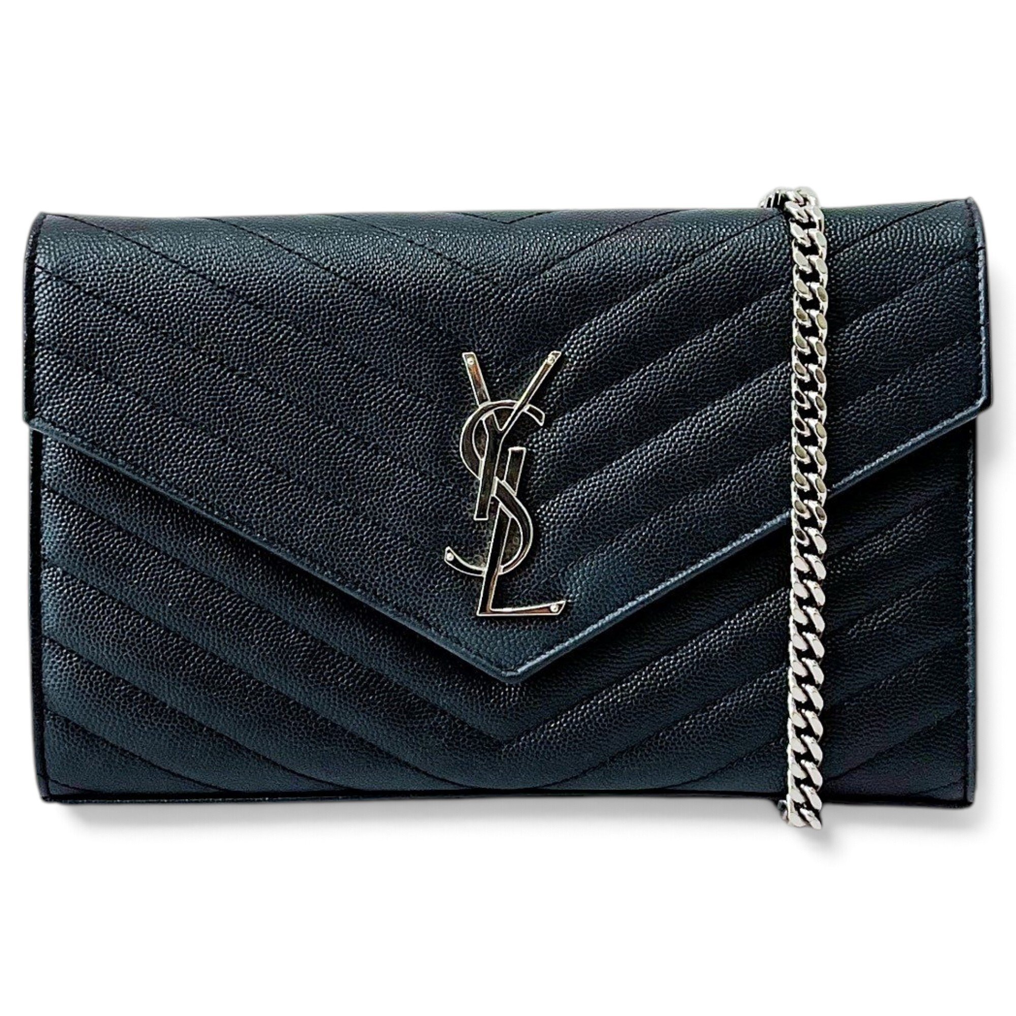 Cassandre leather clutch bag
