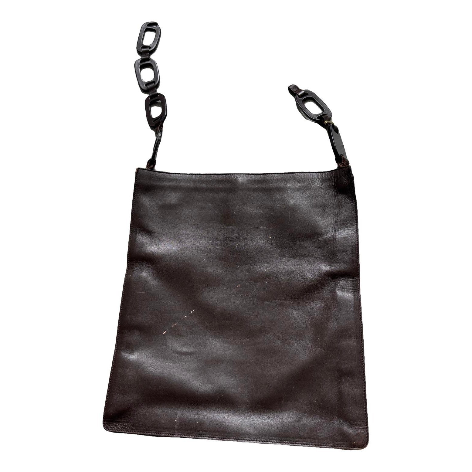 Leather tote