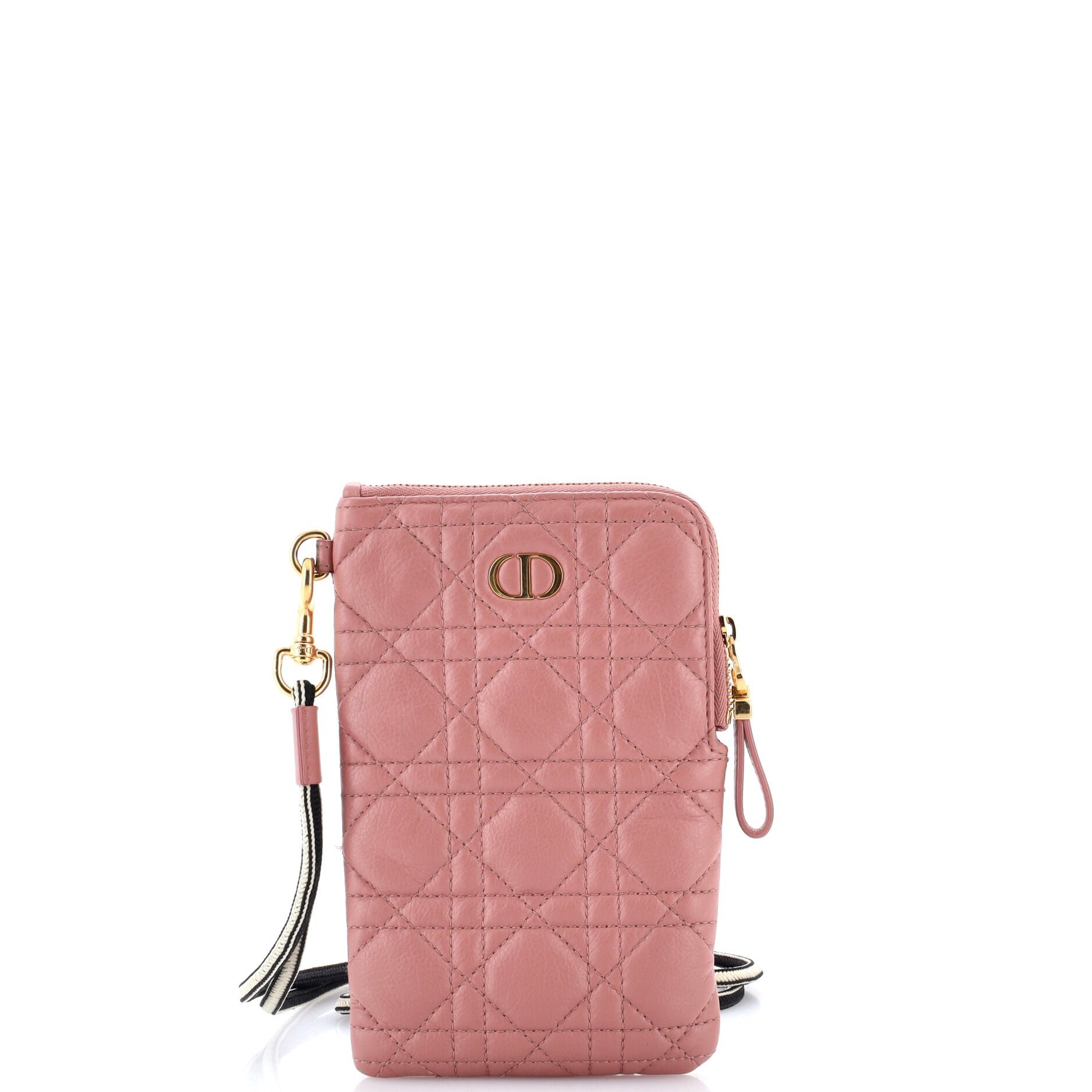 Caro Multifunctional Pouch Cannage Quilt Calfskin