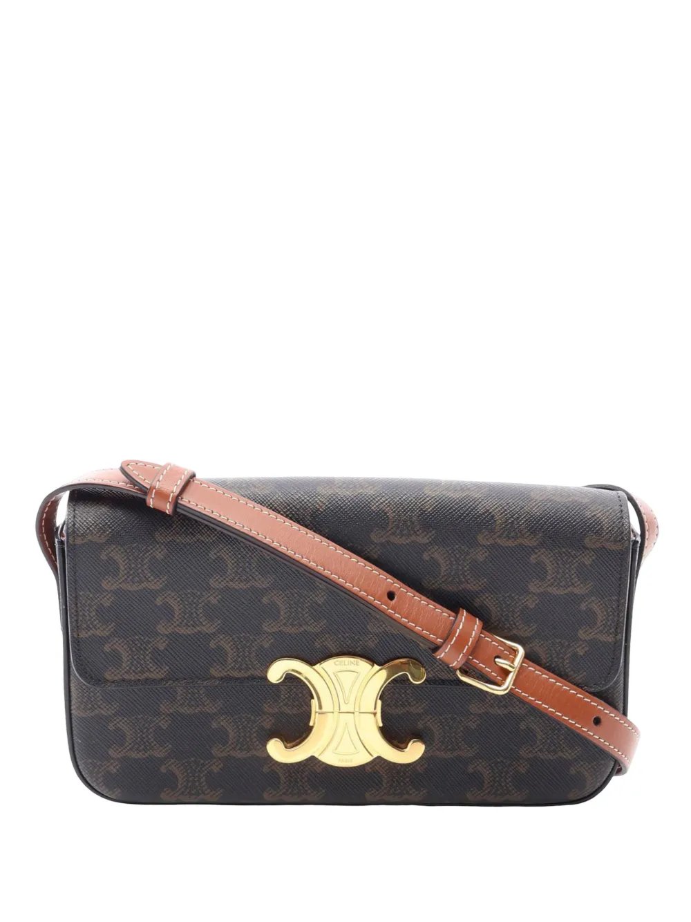 2010-2026 Triomphe Coated Canvas Claude shoulder bag