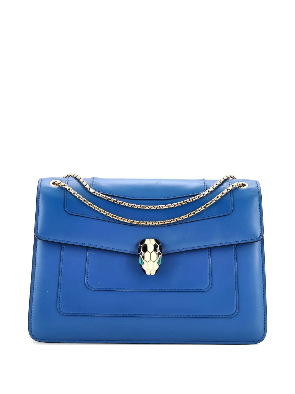 Serpenti Forever Leather Medium shoulder bag