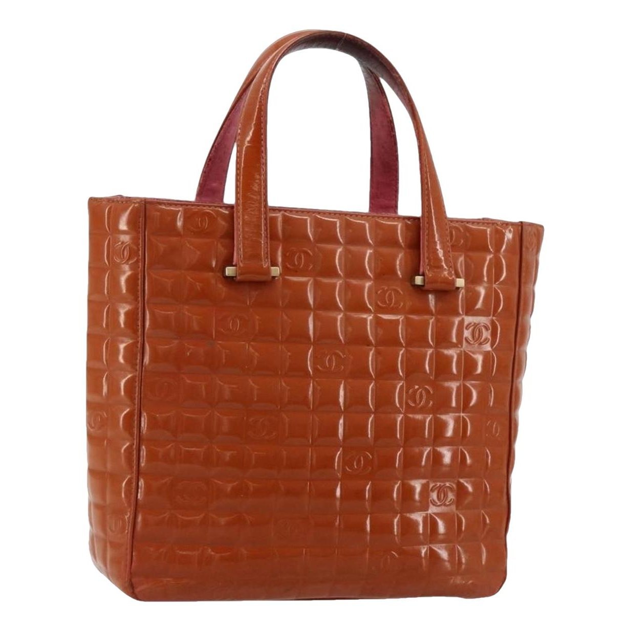 Patent leather handbag