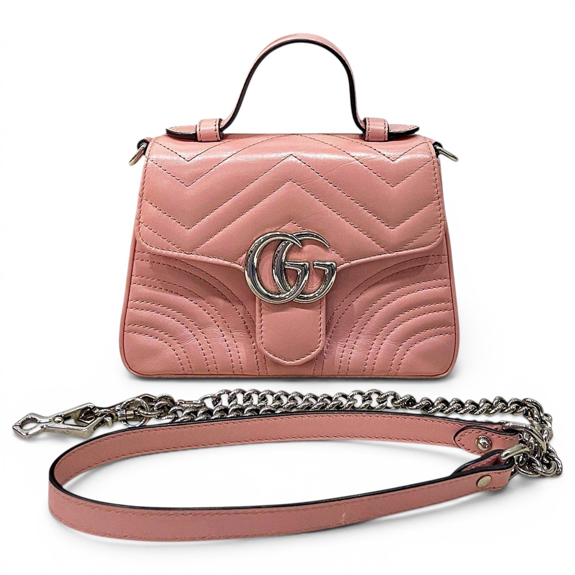 GG Marmont Flap leather handbag