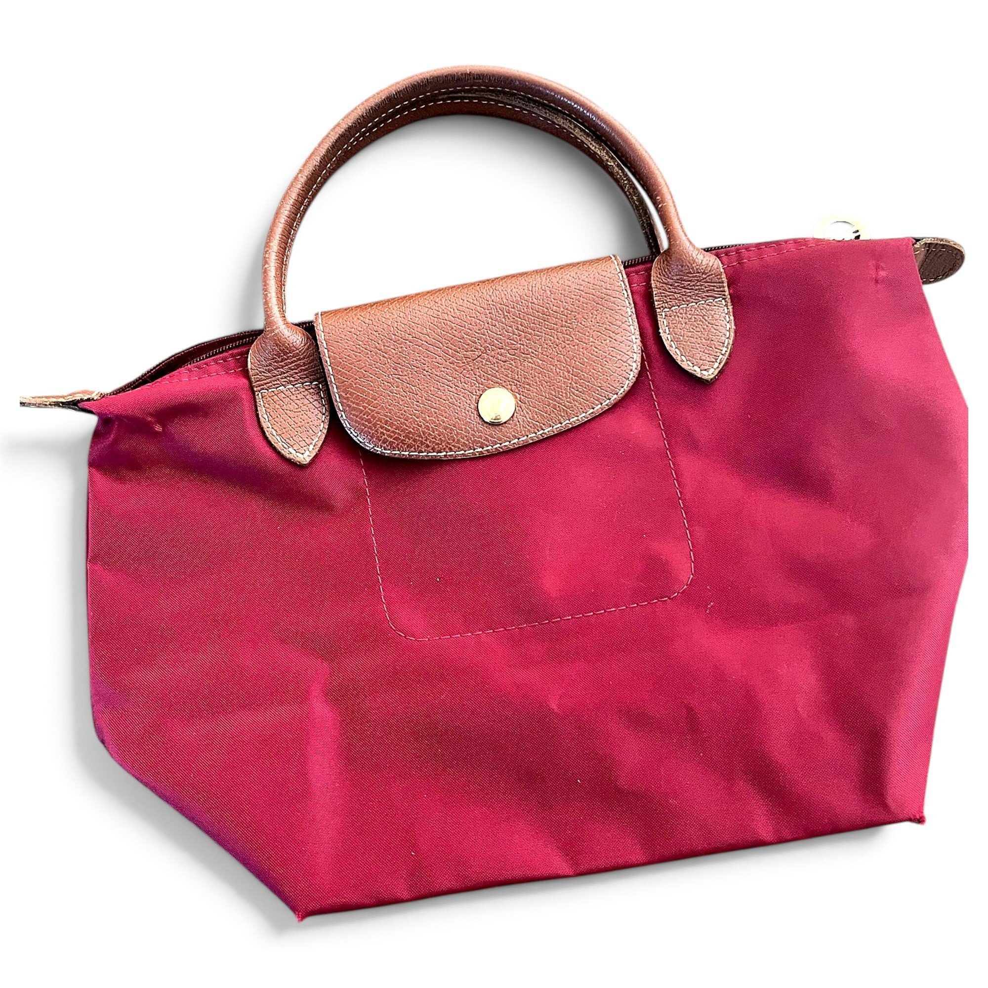 Pliage leather handbag