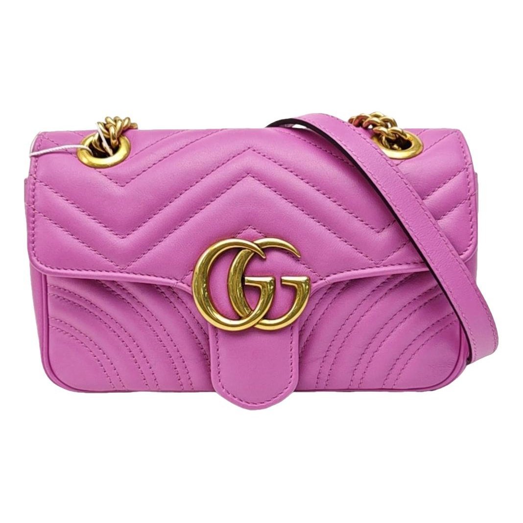 GG Marmont Flap leather crossbody bag