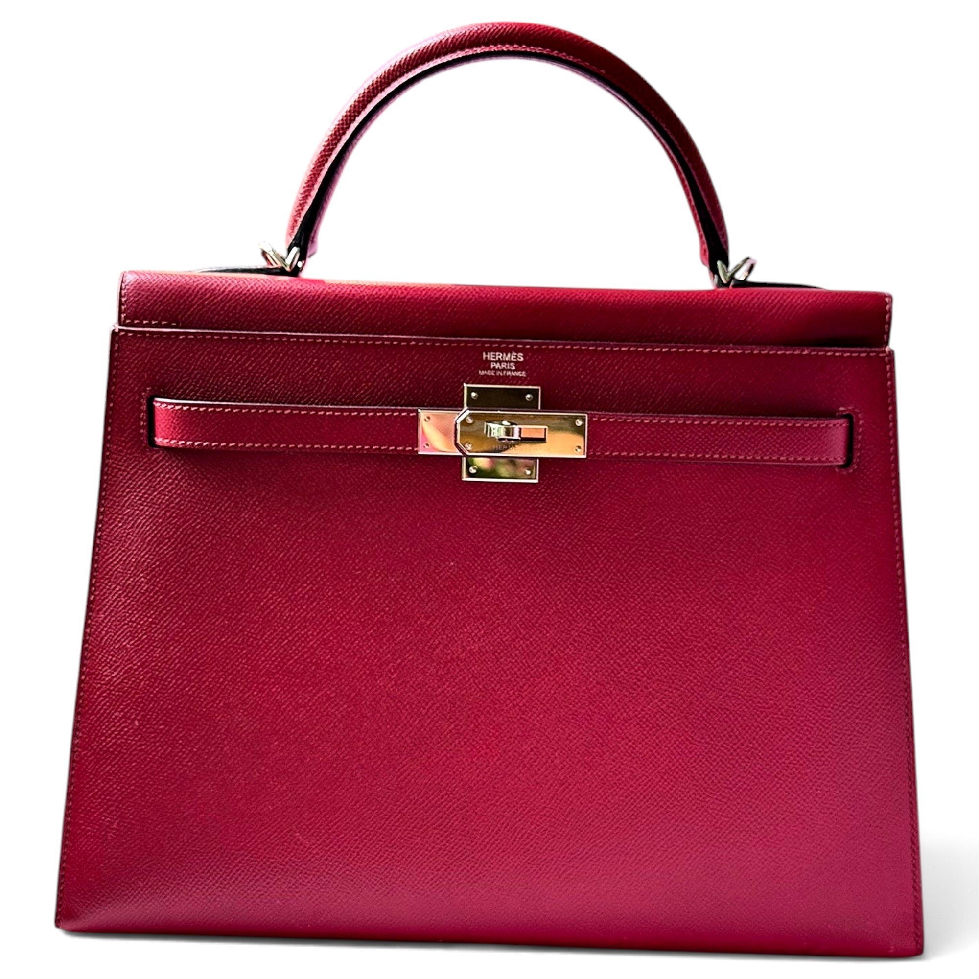 Kelly 32 leather handbag