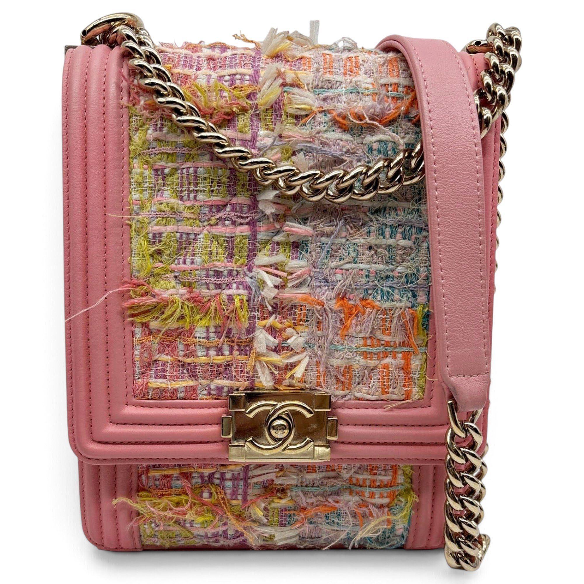 Boy tweed handbag