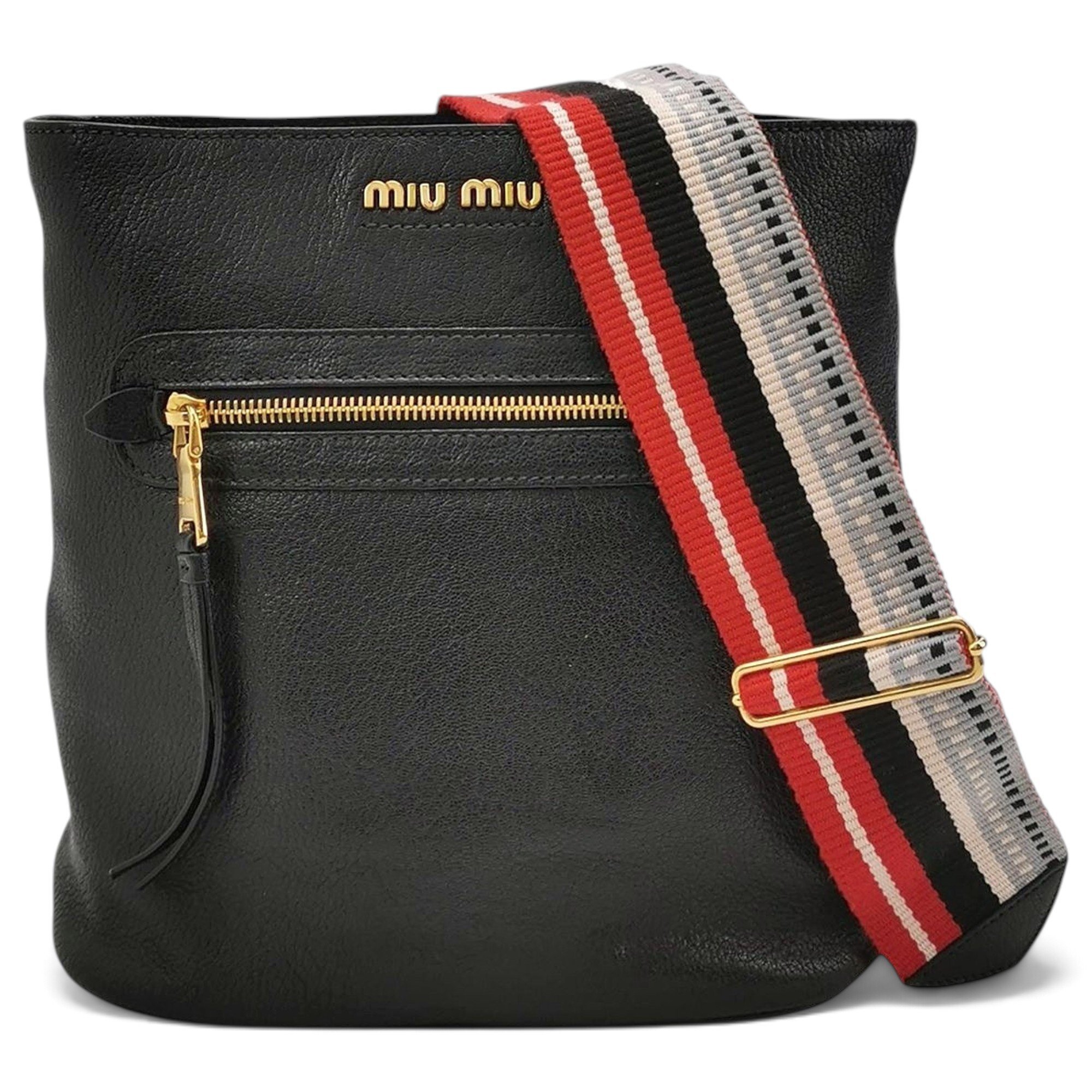 Miu Miu Miu Logo leather handbag