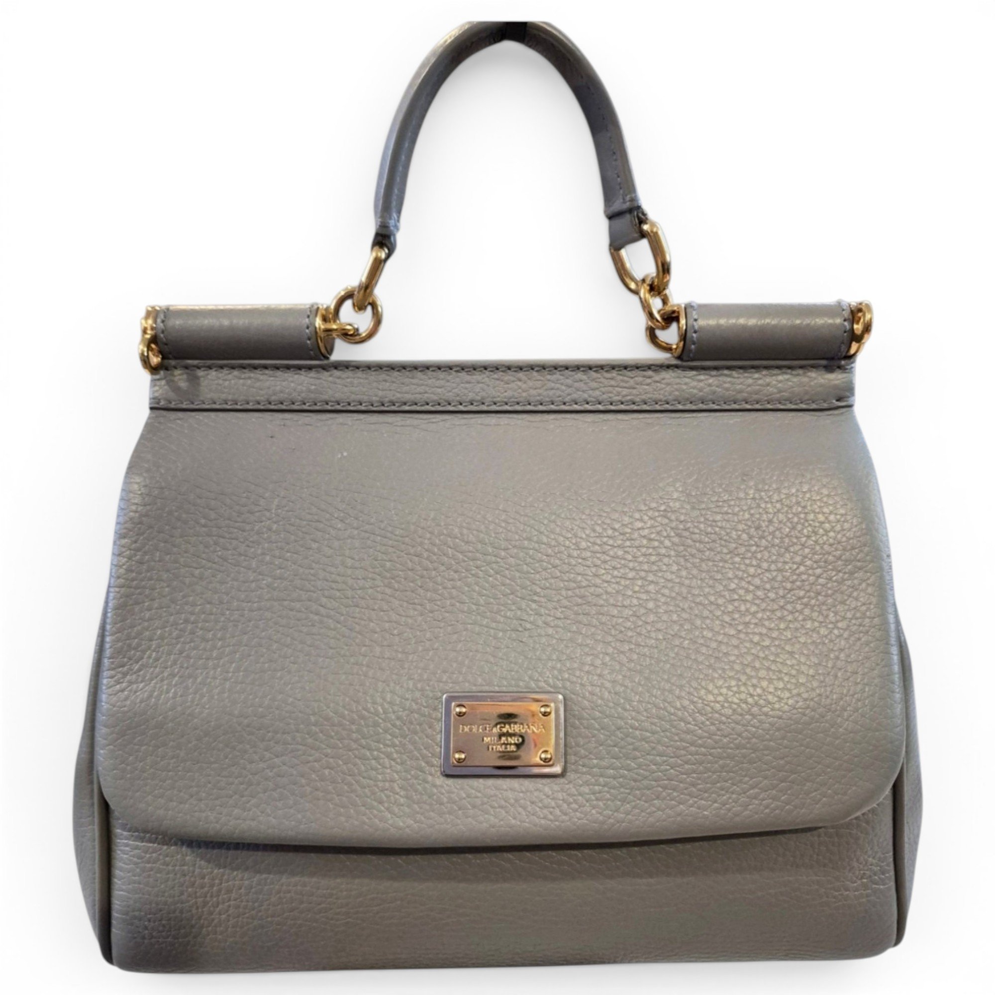 Dolce & Gabbana Sicily leather satchel