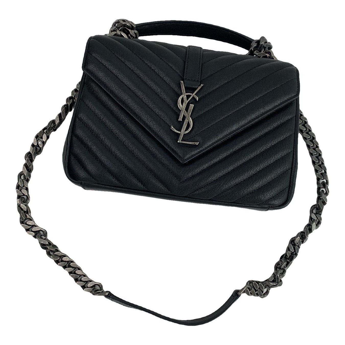 Collége monogramme leather handbag
