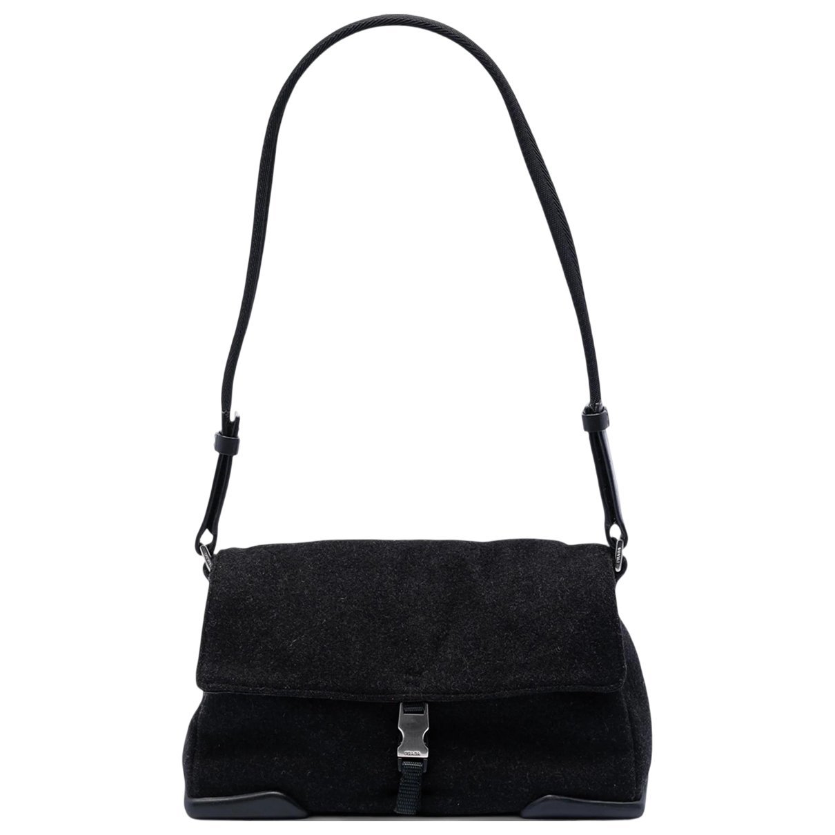 Buckle cloth handbag