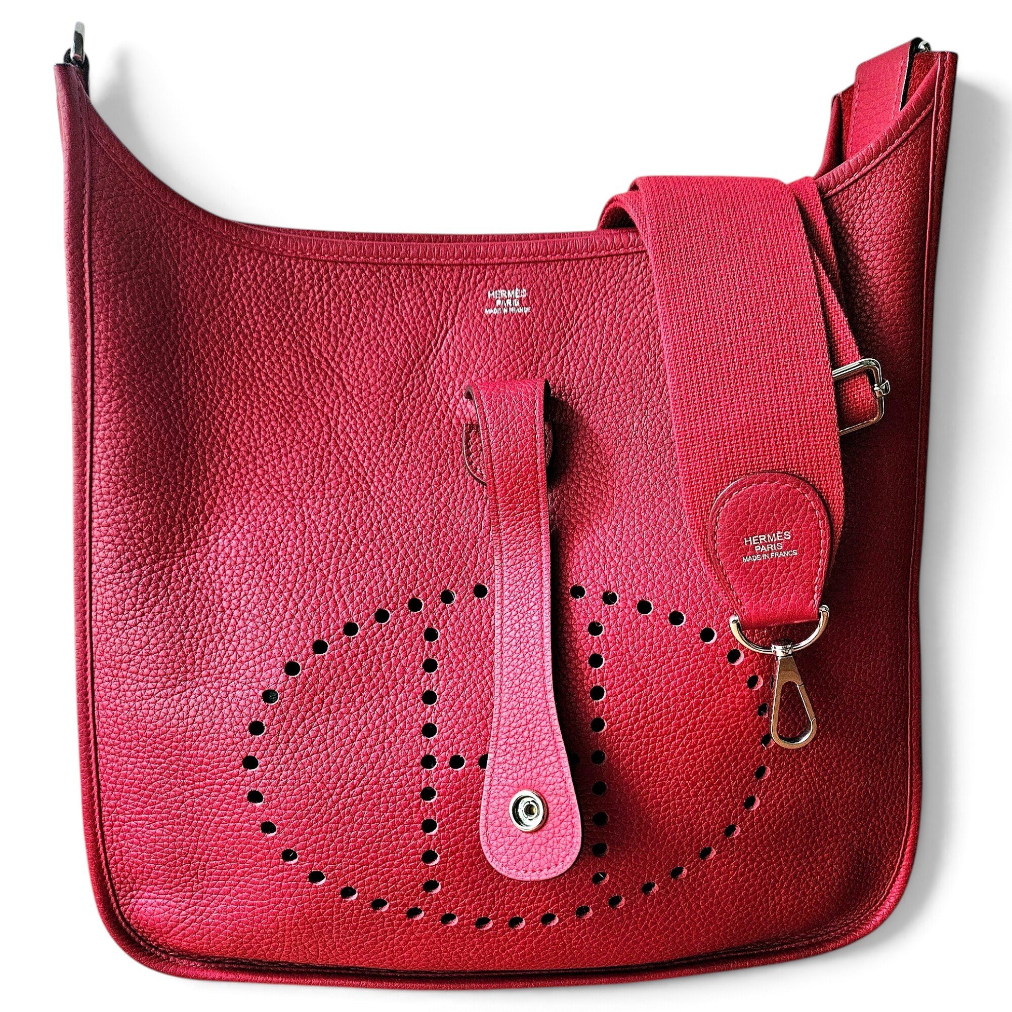 Evelyne leather handbag
