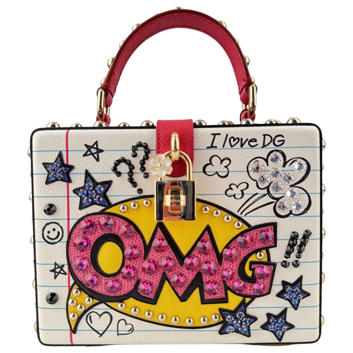 Dolce Box leather crossbody bag