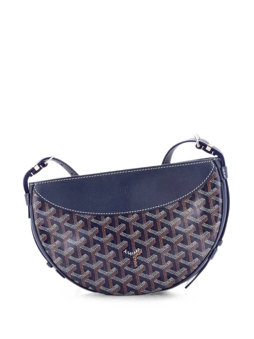 Hirondelle Coated Canvas and Leather shoulder bag