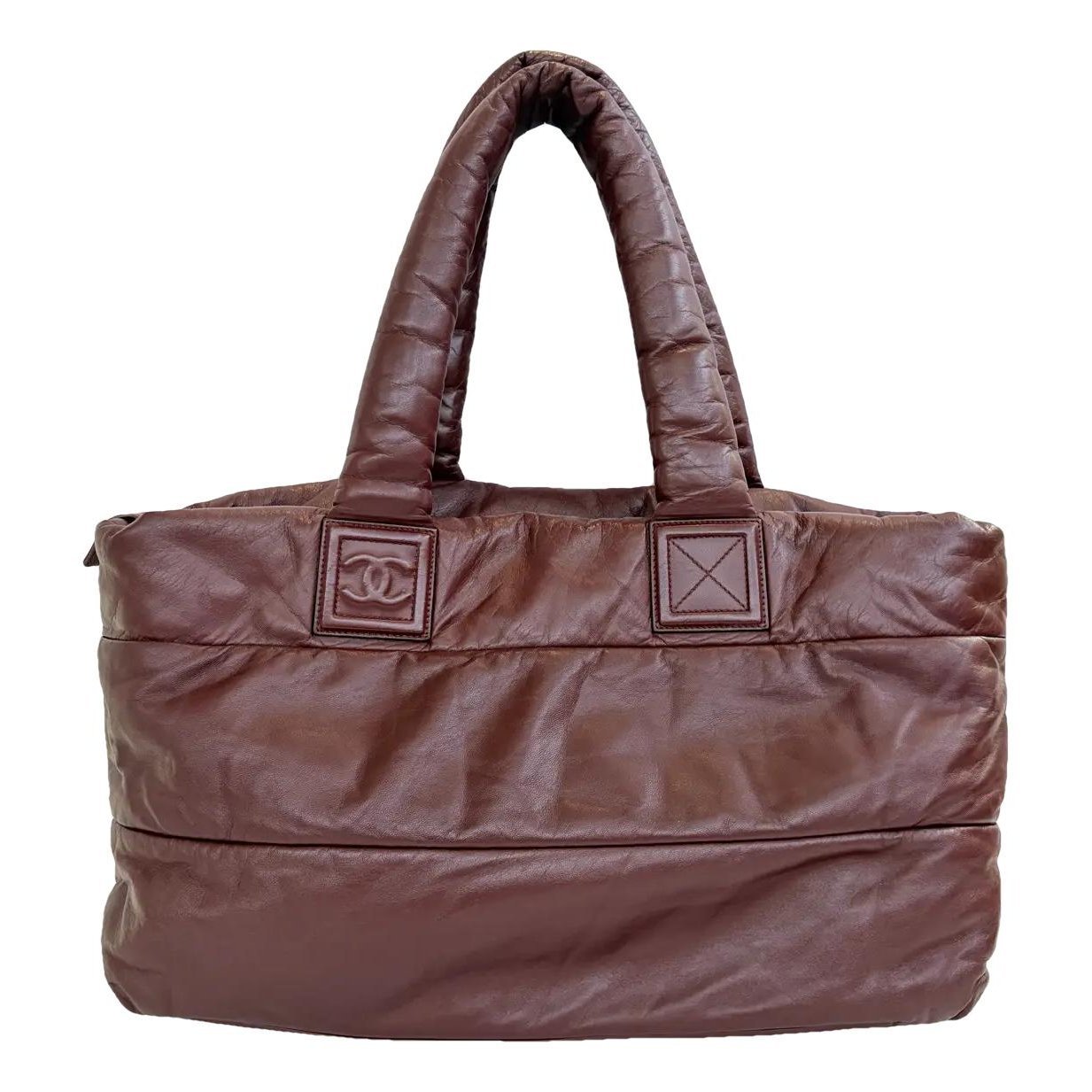 Cocoon leather handbag