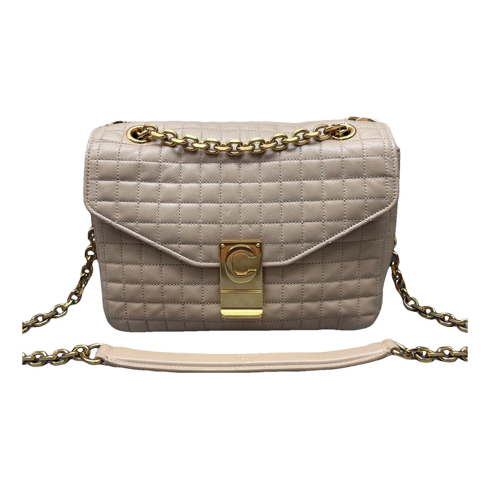 C bag leather handbag