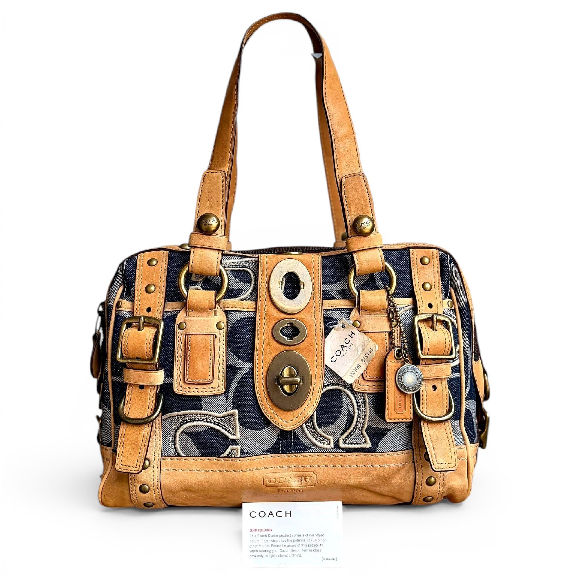 Leather satchel