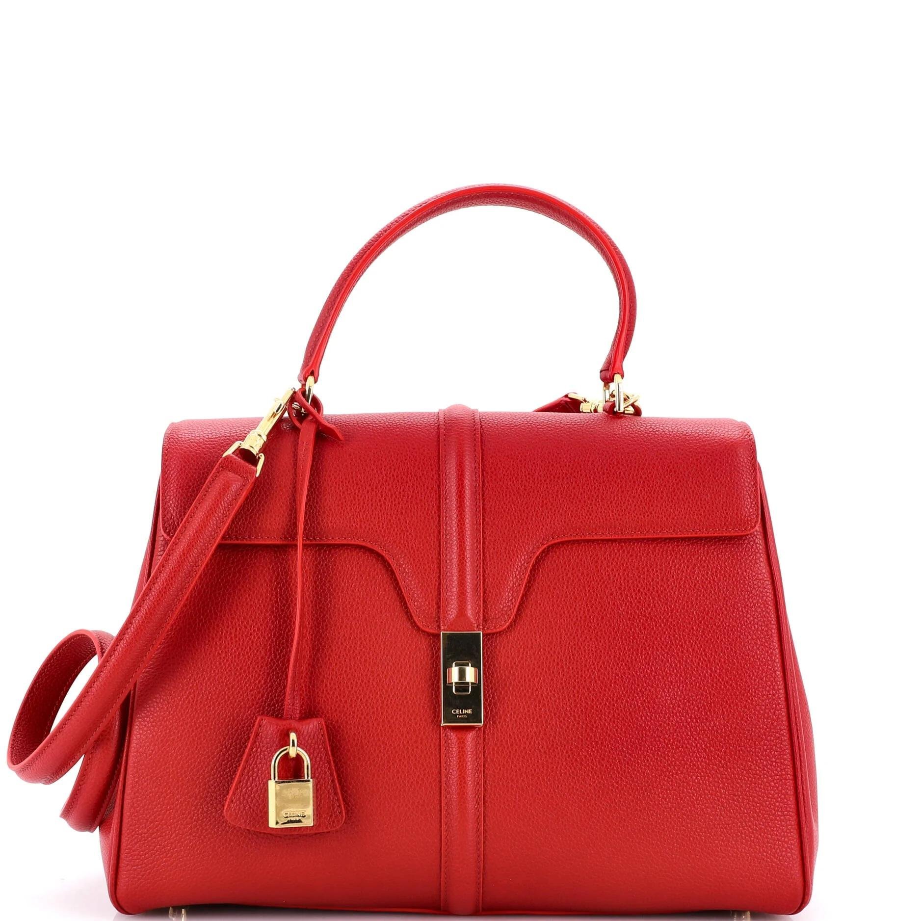 Leather handbag