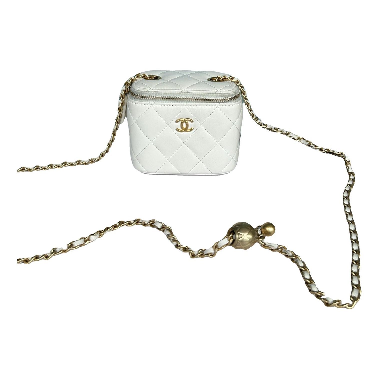 Trendy CC Vanity leather handbag