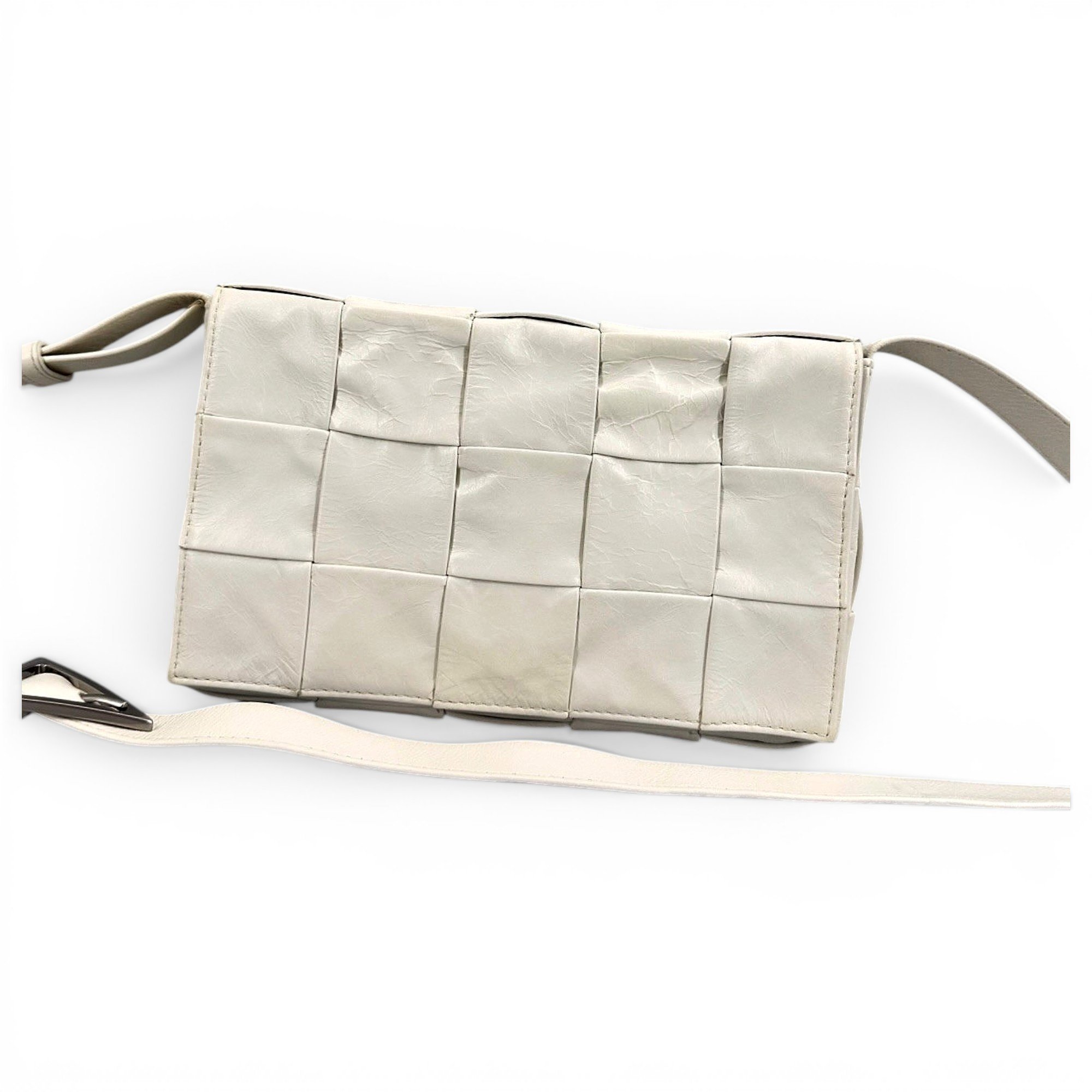 Cassette leather handbag