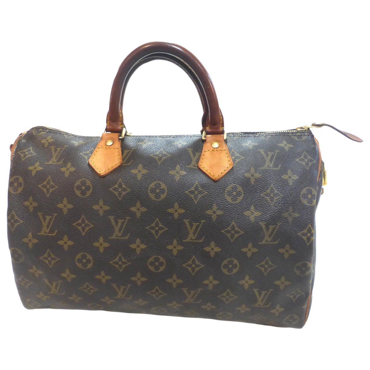 Speedy leather handbag